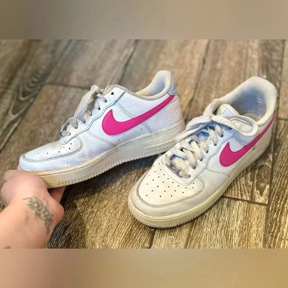 Nike Air Force 1 '07 White Pink Prime - Picture 2 of 3